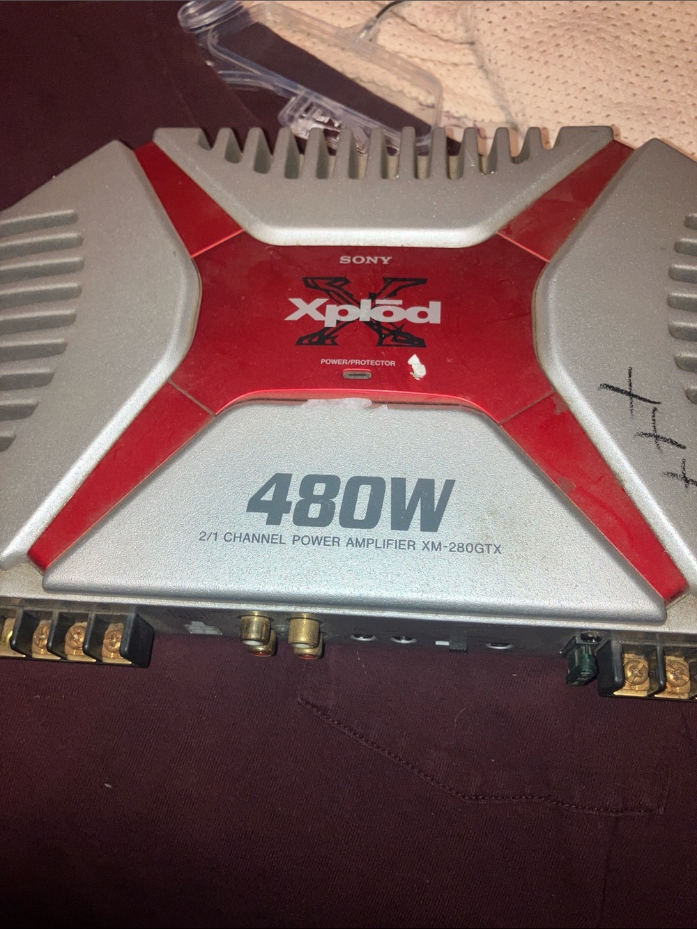 Sony xplod 480 w 2/1 channel power amplifier ( xm-280gtx )